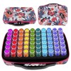 Foribyw 60 Slots Diamond Box with Label Stickers,Portable Bead Case