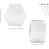 Cornucopia Gallon Plastic Container Candy Jars (2-Pack); Hexagon Shaped Countertop