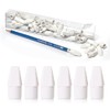 STAEDTLER Eraser Caps - 50 Pack White Pencil Erasers, PVC-Free