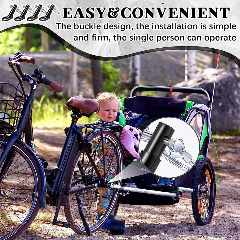 Bicycle Trailer Coupling Bicycle Tow Bar Coupling Adapter Dog Trailer