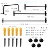 KBER Iron Bar Towel Rack, Set of 2, Towel Hanger,