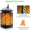 Solar Lantern, Metal, Flame, Solar Light, Waterproof, Outdoor, Hanging LED