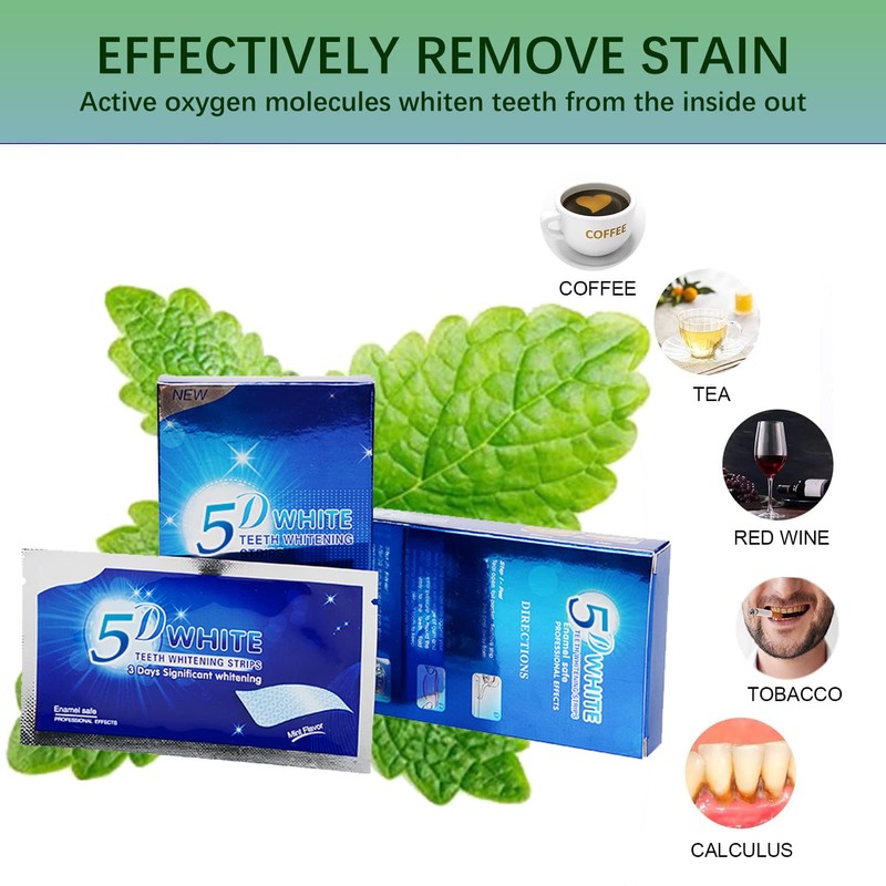 Teeth Whitening White Stripes Teeth, 28 Strips Teeth Whitening -