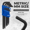 InPower Allen Wrenches Set, 26pcs SAE and Metric Allen Key