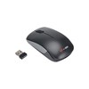 MCSaite 2.4G Slim Wireless Mouse with Nano Receiver (Black)