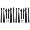 WINSOON Decorative Metal Garage Door Hardware - Screw-in Carriage House
