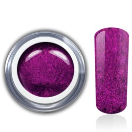 Colour Gel Metallic Fuchsia Purple Red UV LED Nail Gel Studio Quality Colour Gel RM Beautynails Pack of 1 (1 x 5 ml)