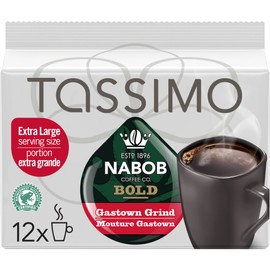 Tassimo Nabob Bold Gastown grind Coffee Single Serve T-Discs, 153g