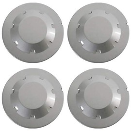 BB Auto Set of 4 New 18" 19" 7 Spoke Wheel Hub Center Caps Silver Hubcaps Covers Replacement for 2004-2008 Chrysler Crossfire
