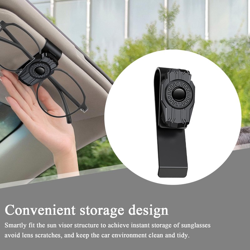 Eye glass holder for car visor - Multi-Clip Bonus Ticket