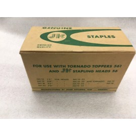 Kihlberg Sweden 5/8" STAPLES for Tornado Toppers 561 & JK Stapling Heads 56 NEW