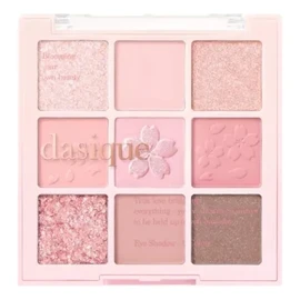 Dasique Shadow Palette Romantic Blossom Collection - Paleta Coreana de 9 Sombras (7.6g) - Hipoalergénica