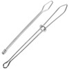2PCS Drawstring Threader with Steel Bodkin Household Threading Tool Silver