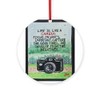 CafePress Life is Like A Camera/Sculpted Art Ornament Round 4"
