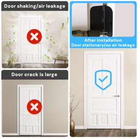 Door Hinge Shims, Filling Gaps in Interior Doors Adjusting The Spacing to Align Them, Used to Solve Problems Such As Door Air Leakage, Can Be Trimmed,3.5 Inch (15, 3.5 Inch Hinge Shims)