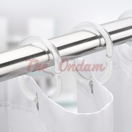 The Ondam Shower Curtain Ring 12 Pieces Bathroom Curtain Luxury Shower Curtain shower curtain 4ea