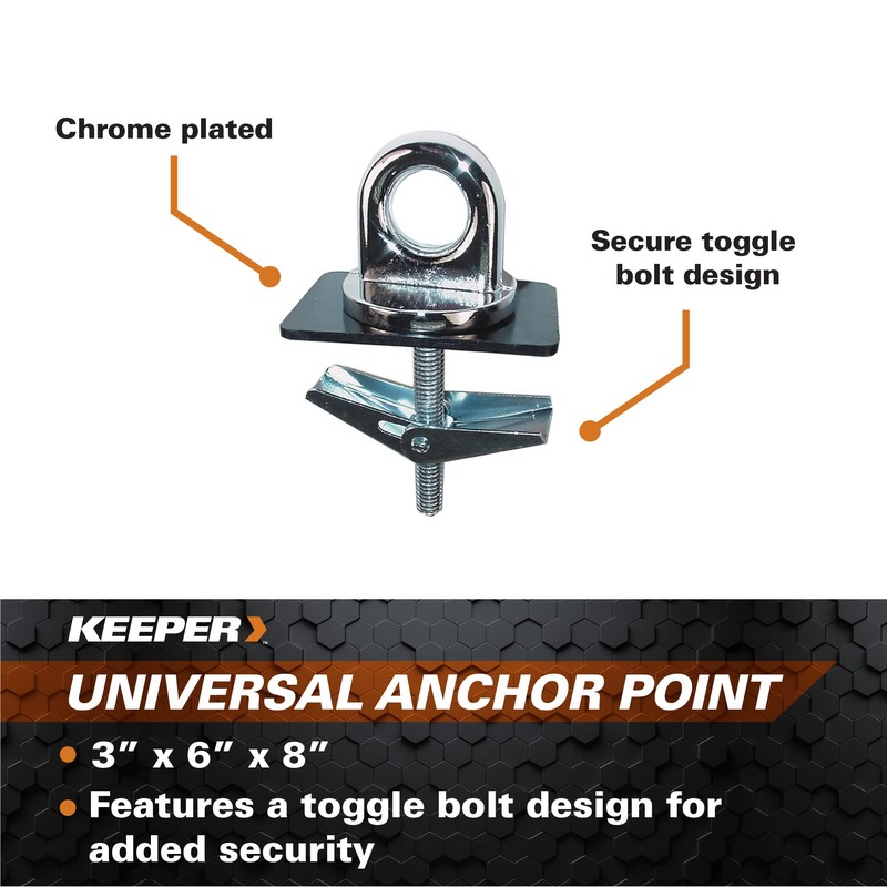 Keeper 05649/5648 Universal Anchor Point - Pack of 2