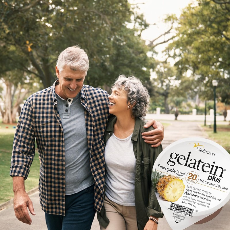 Gelatein Plus Pineapple: 20 Grams of Proteins. Ideal for Clear