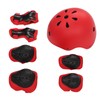 7pcs/set Children Safety Helmet Knee Elbow Pad Sets Breathable Riding