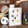 Vicenpal 2 Pcs Large Magnet Display Board Frames, Magnetic Bulletion