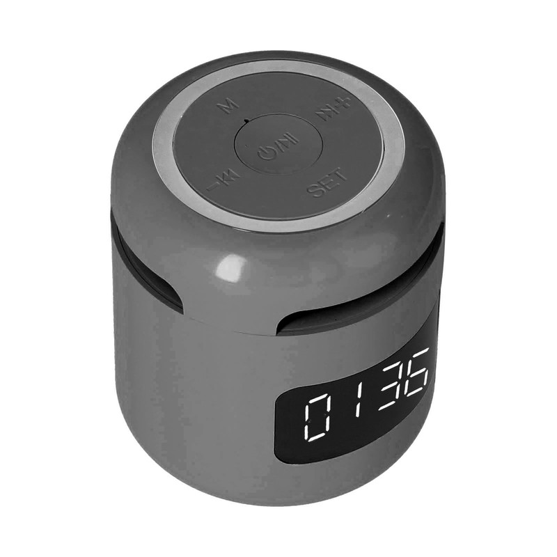JM01 BT Clock Speaker Multifunctional Adjustable Portable BT Clock Speaker