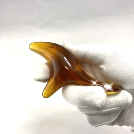 [Set of 2 (Green)] Ocarina Type Press Point (Cassa) + Wooden Pressure Point Push Rod, Foot Massage, Reflexology, Cassa, Massage Stick, Self Massage (Green)