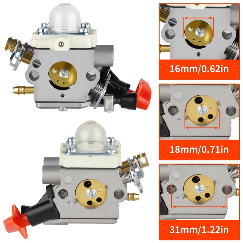 Mowtiler C1M-S207A FS56RC Carburetor for Stihl FS56 FS56C FS56R FS70