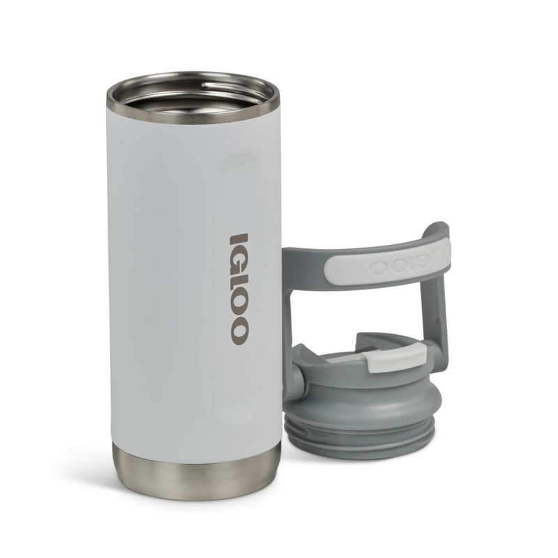 Igloo, 16 oz FlipNSip Tumbler, Reusable Travel Mug, Stainless Steel