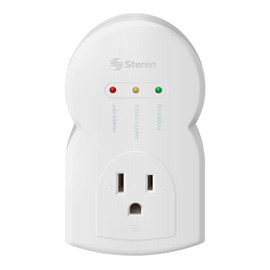 Steren Protector contra variaciones y picos de voltaje de 3 600 W para electrodomésticos 920-010