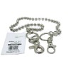 Wake Sangyo KC006 Wallet Chain, W Snap Ball, 15.7 inches