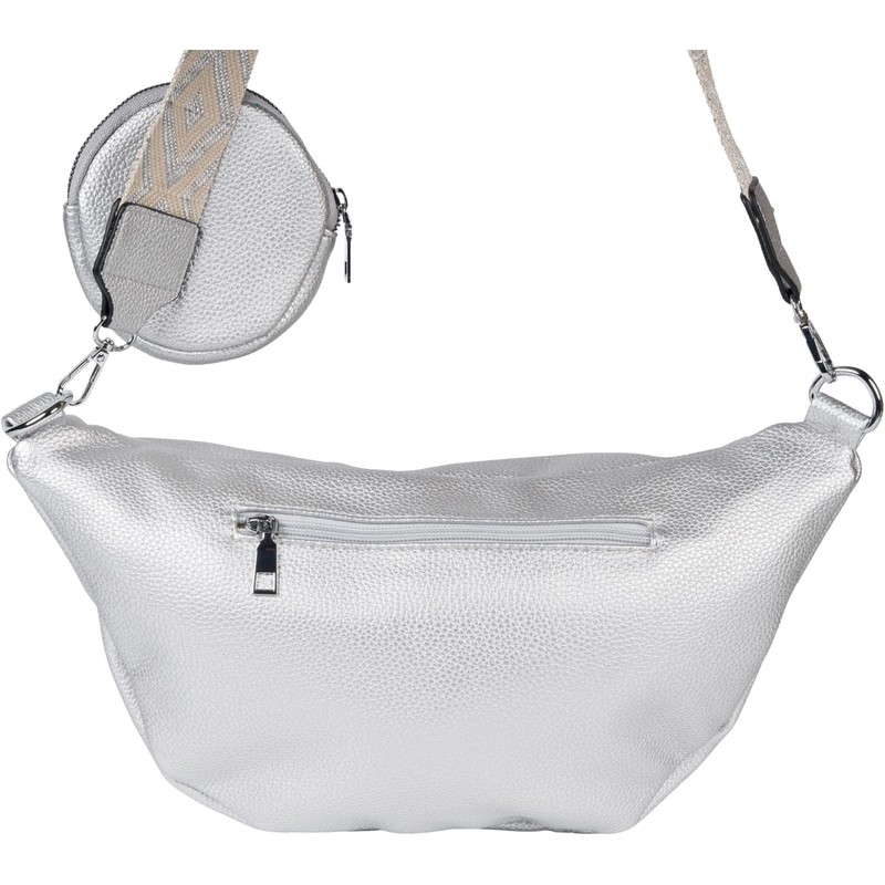 styleBREAKER 02012398 Women's Crescent Moon Crossbody Shoulder Bag Set 3-Piece