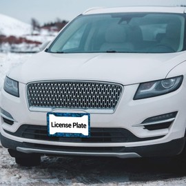 Watercolor Blue Sea Turtle License Plate Frame, 2 Pack Aluminum Car License Plate Covers for Men & Women, Sea Ocean Turtle Car Accessories Decorative Frames for 4 Holes with Screws 12.3 X 6.3 in