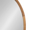 Kate and Laurel Hogan Farmhouse Oval Framed Wall Mirror, 24