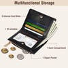 Lapensa Small wallet for Women RFID Blocking Bifold Zipper Pocket