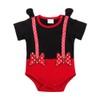 Short Sleeve Cartoon Baby Bodysuit Playsuit Funny Toddler Infant Jumpsuit（90