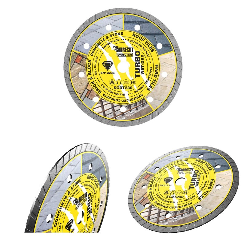 1 x SabreCut SCDT230 230mm (9 inch) x 10mm x