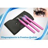 SMI 3-Piece Eyelash Tweezers Set, Curved & Straight, Eyelash Tweezers,