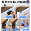 Anweller Smart Cabinet Lock, Hidden No Drill Adhesive Baby Proofing