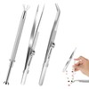 Piercing Pliers for Balls, Pack of 3 Piercing Tool, Stainless