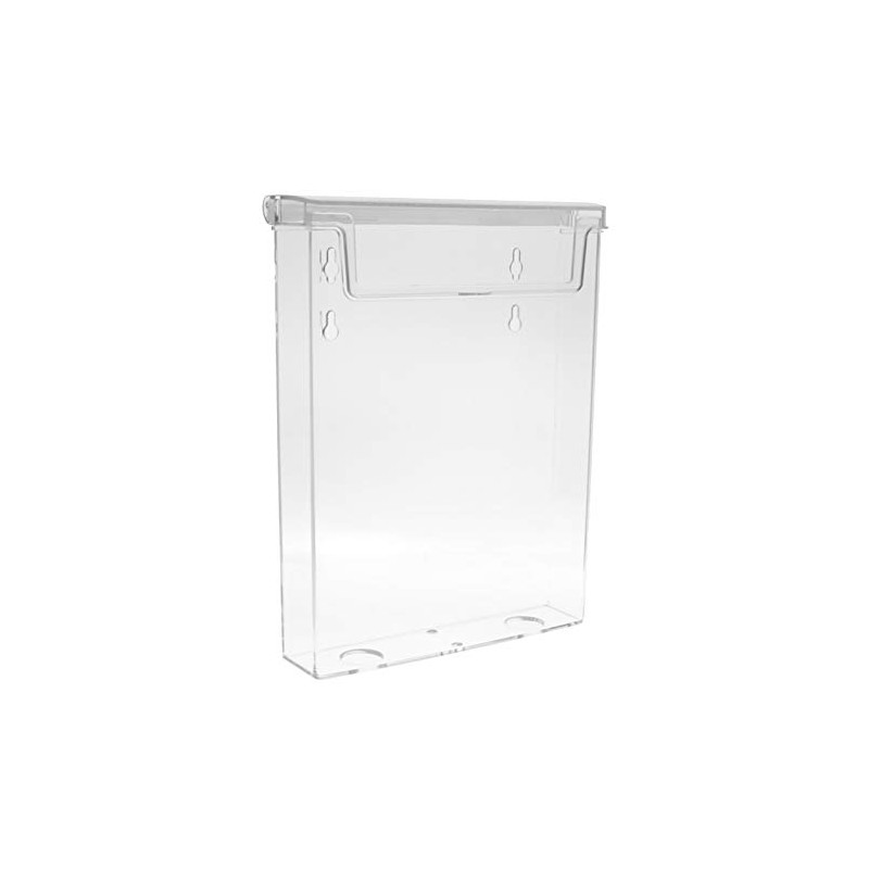 taymar DIN A5 Brochure Holder, Brochure Box with Lid, Weatherproof
