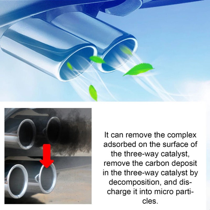 5PCS Instant Car Exhaust Handy Cleaner Catalytic Converter Easy To
