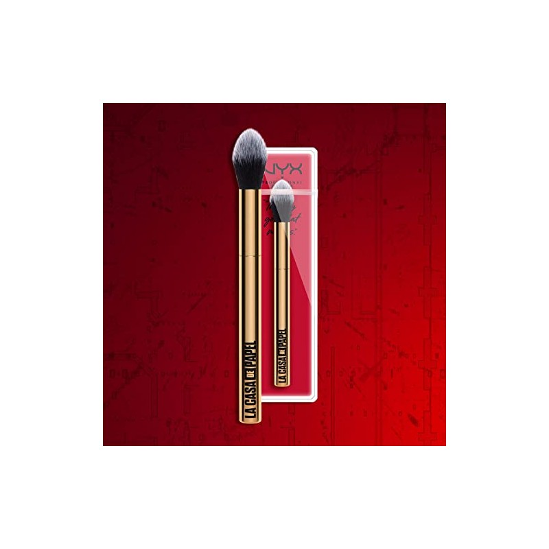 CASA DE PAPEL BROCHA DE ORO