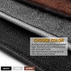 AUQDD Gray Dashboard Dash Cover Flannel Mat Custom Fit for