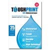 Toughprint A4-Laser Waterproof Paper, 25 Sheets High-Definition, Durable, Wipe Clean