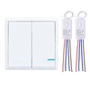 Thinkbee Wireless Light Switch and Receiver Kit, Outdoor 1900ft Indoor