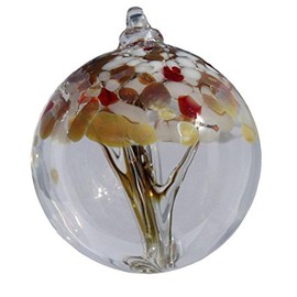 D&J Glassware Anniversary Tree of Life Glass Friendship Ball