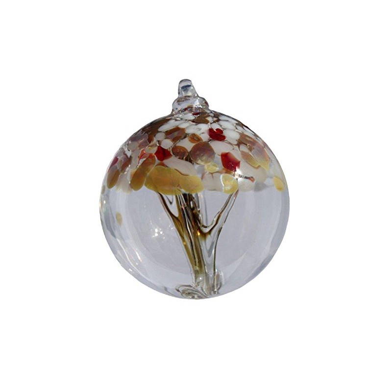 D&J Glassware Anniversary Tree of Life Glass Friendship Ball