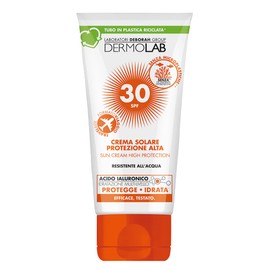 Dermolab - High protection sun cream for clear and sensitive skin, waterproof, SPF 30, travel format, 50 ml