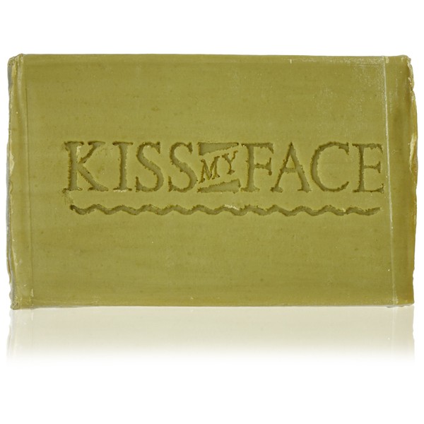 Kiss My Face Moisturizing Bar Soap for All Skin Types - Pure Olive Oil, 4 oz. (Packaging May Vary)