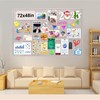 Large Bulletin Board, 72x48 Inches Cork Board Alternative, Large Felt